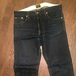 Civilianaire slim fit selvedge raw denim